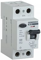 Выключатель дифференциальный (УЗО) ВД1-63 2п 40А 30мА тип AC GENERICA | код. MDV15-2-040-030 | IEK